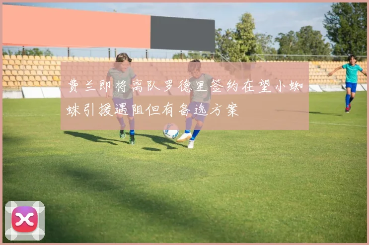 费兰即将离队罗德里签约在望小蜘蛛引援遇阻但有备选方案
