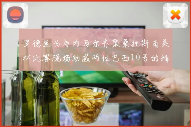 罗德里戈与内马尔齐聚桑托斯南美杯比赛现场助威两位巴西10号的精彩时刻